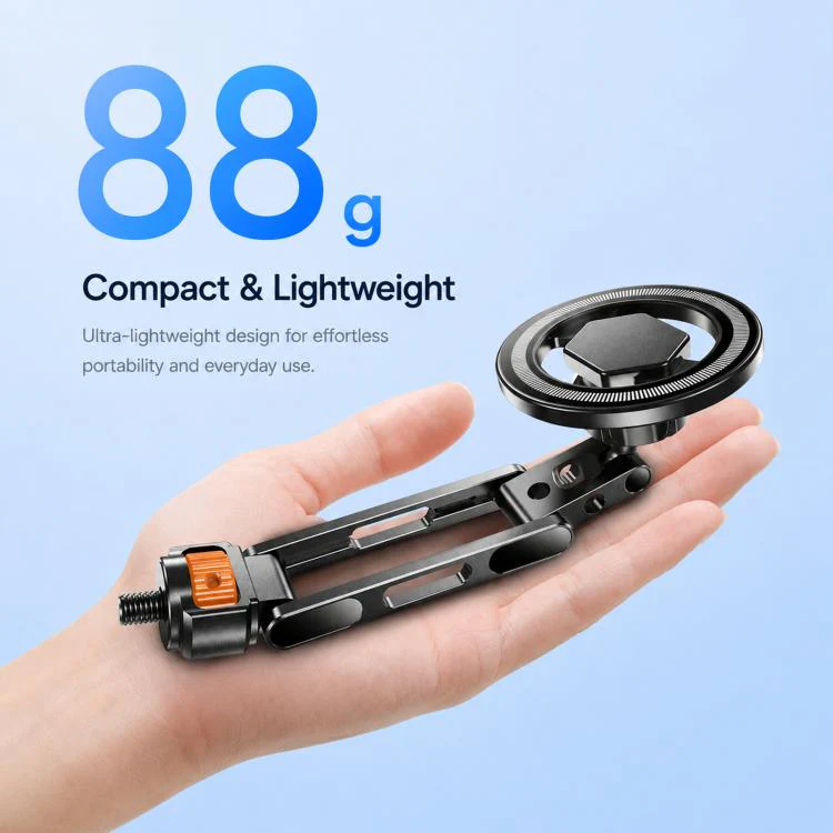 1/4 Inch Screw Phone Tripod Mount for Cameras Monitors Ring Lights, Style: Tension Phone Clamp - Image 9