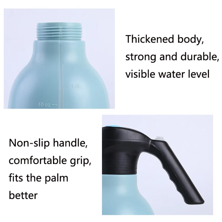 1.5L Garden Electric Watering Can Handheld Household Flower Watering Device, Specification: Blue + Universal Nozzle - Image 4