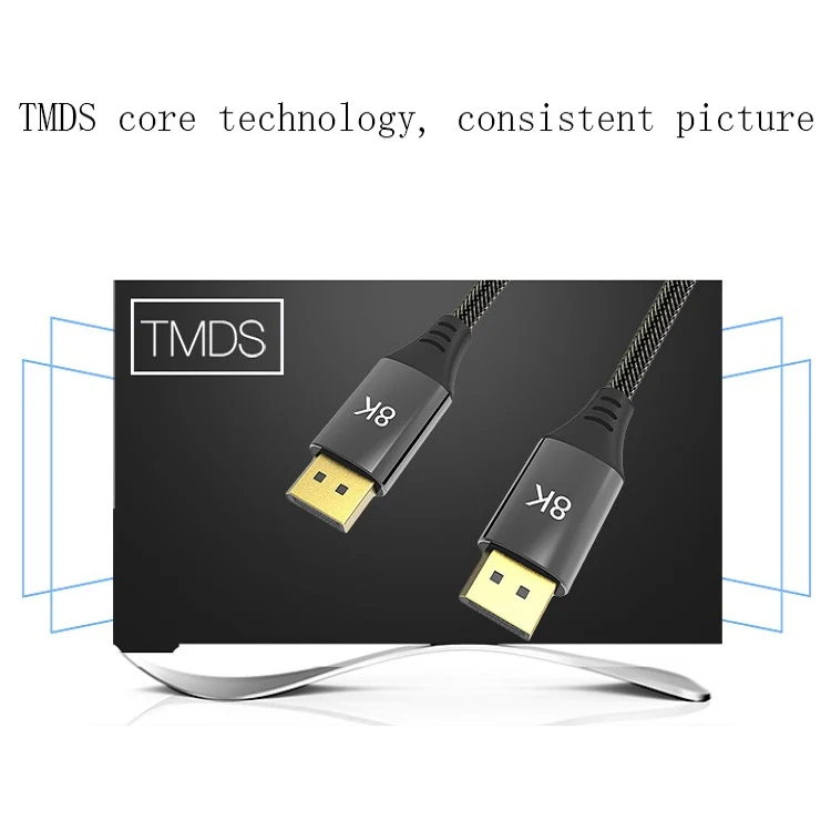 1.5m DP1.4 Version 8K DisplayPort Male to Male Computer Monitor HD Cable - Image 4