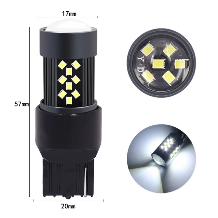 1 Pair 7443 12V 7W Strobe Car LED Fog Light(Lime Light) - Image 3