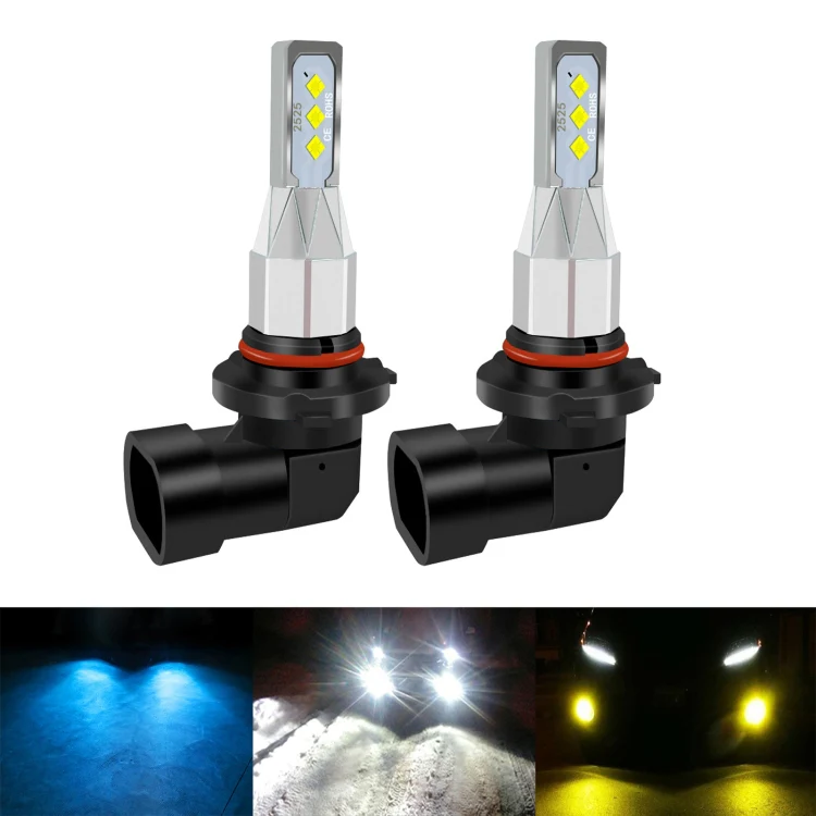 1 Pair 9005 DC 12V-24V 12W 1800LM Car LED Fog Light(White Light) - Image 2