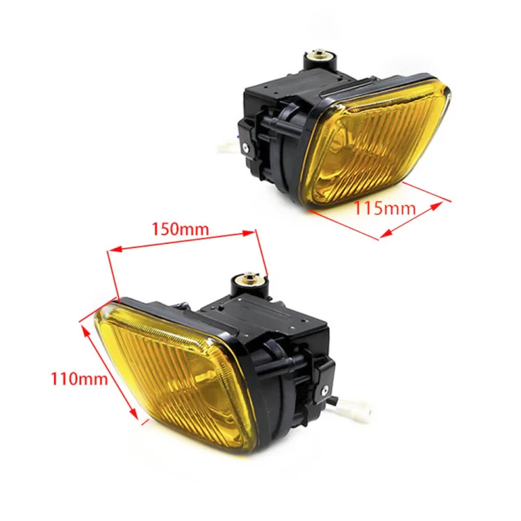 1 Pair Car Modified Front Fog Light for Honda Civic 1996-1998 (Yellow Light) - Image 3