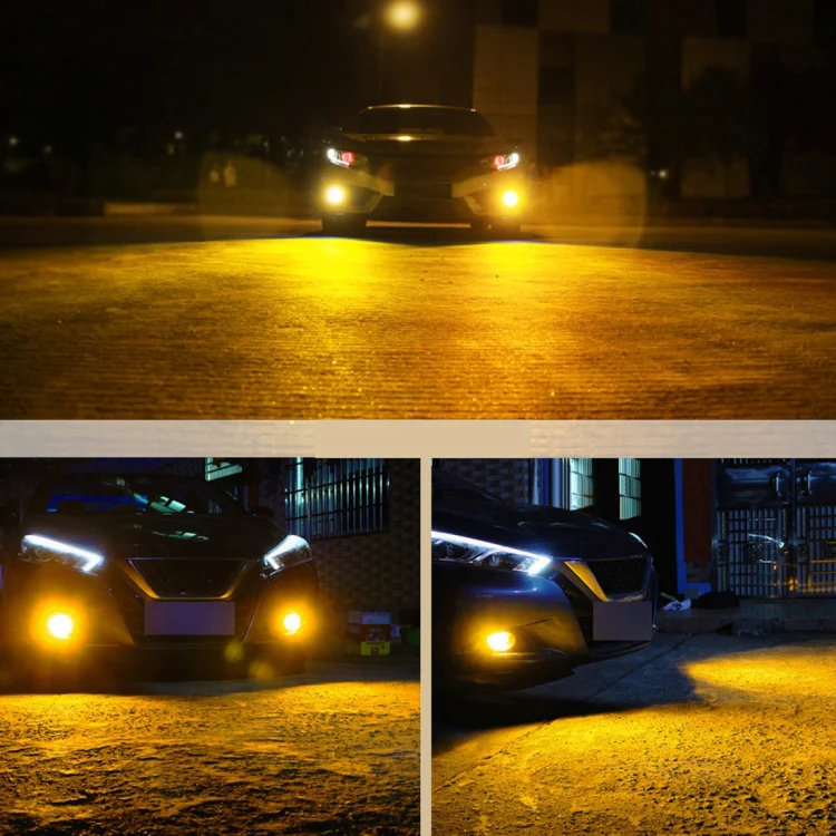 1 Pair Car Modified Front Fog Light for Honda Civic 1996-1998 (Yellow Light) - Image 4