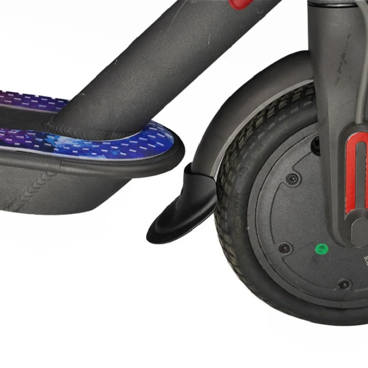 1 Pair For Xiaomi Mijia M365 / M365 Pro Electric Scooter Universal Fishtail Shape Rubber Fender, Size:7.5 x 7cm(Black) - Image 5
