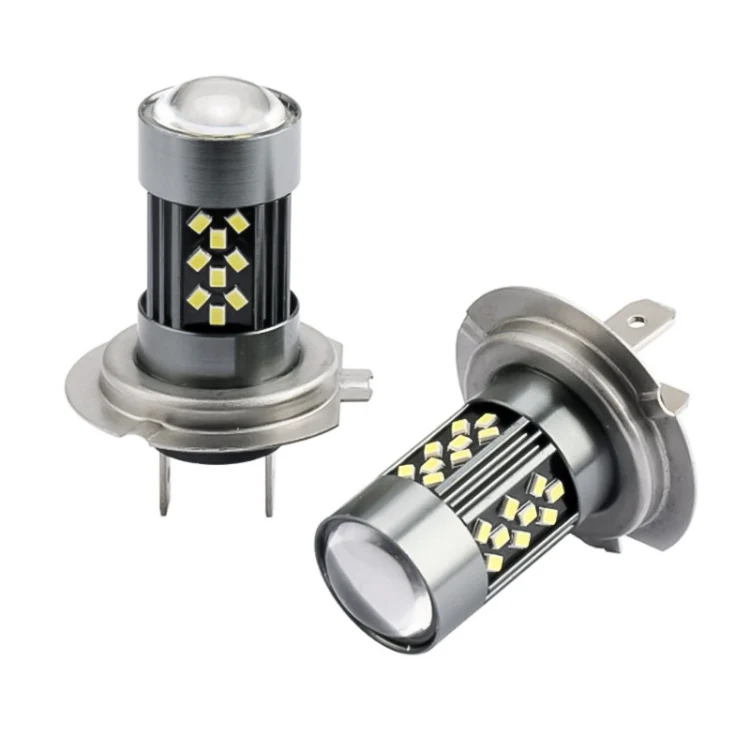 1 Pair H7 12V 7W Strobe Car LED Fog Light(Pink Light) - Image 2