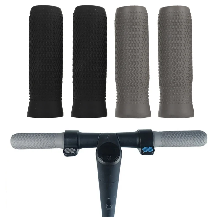 1 Pair Silicone Handbar Cover For Ninebot ES1/ES2/ES3/ES4 (Black) - Image 2