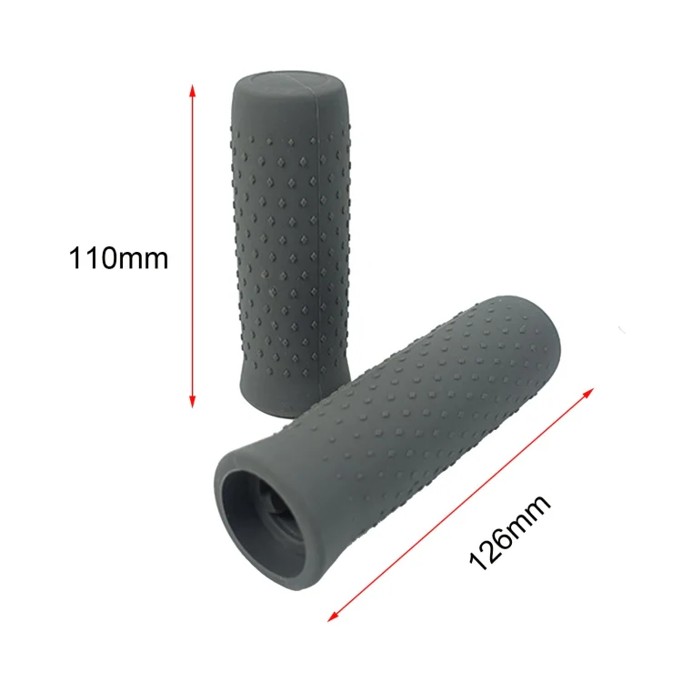 1 Pair Silicone Handbar Cover For Ninebot G30 MAX (Gray) - Image 3
