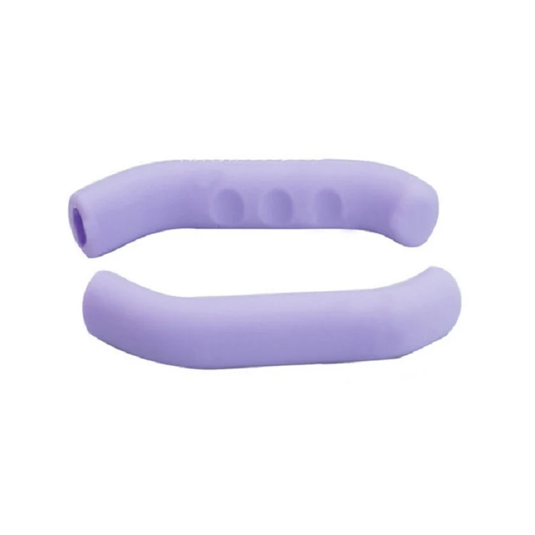 1 Pairs Bicycles Scooters Brake Protective Case Foot Support Cover Silicone Cover(Purple) - Image 2