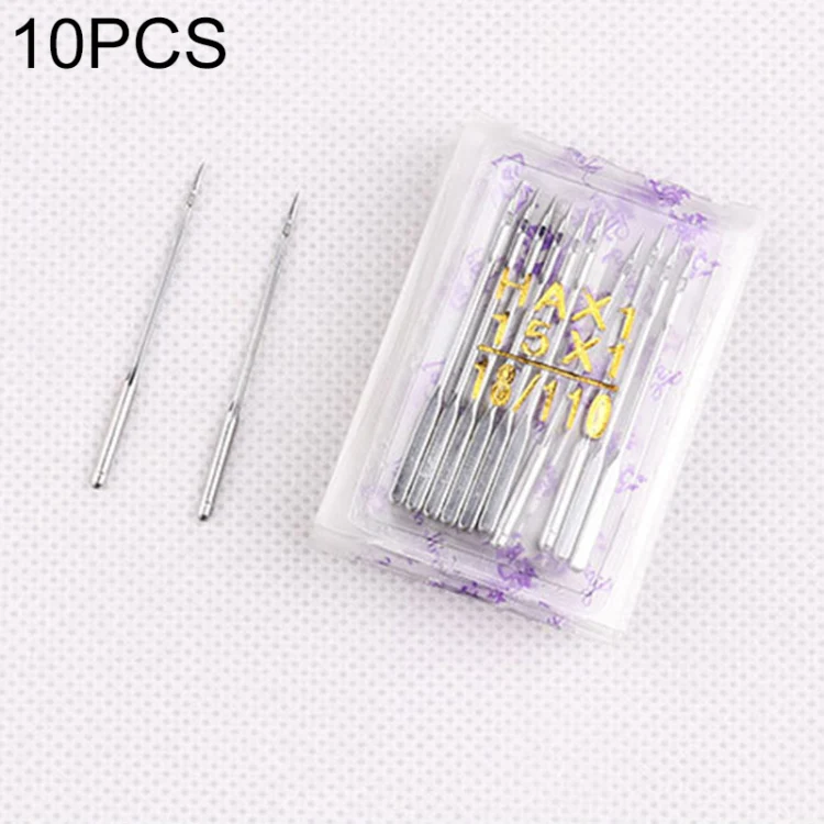 10 Packs Flying Tiger HAX1 Vintage Household Multi-function Sewing Machine Needle, Model:HAx1 18#