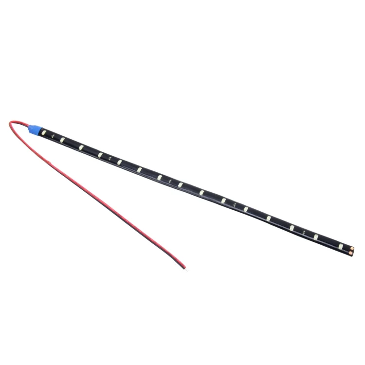 10 PCS 30cm 15 LED Waterproof Flexible Car Strip Light, DC 12V(White Light) - Image 2