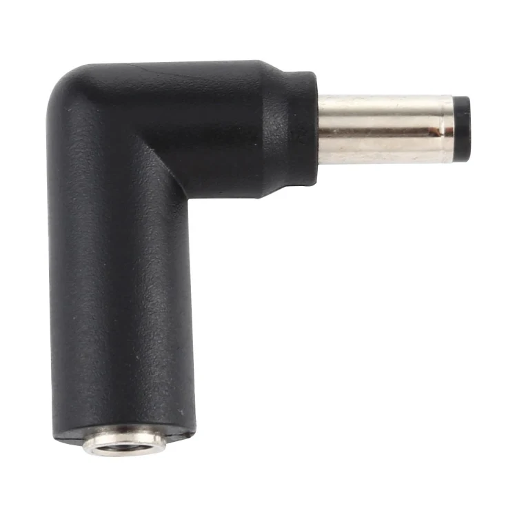10 PCS 4.5 x 3.0mm Female to 5.5 x 2.1mm Male Plug Elbow Adapter Connector - Image 2