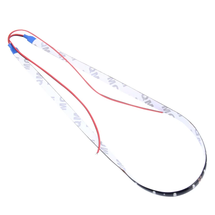 10 PCS 60cm 30 LED Waterproof Flexible Car Strip Light, DC 12V(Red Light) - Image 3