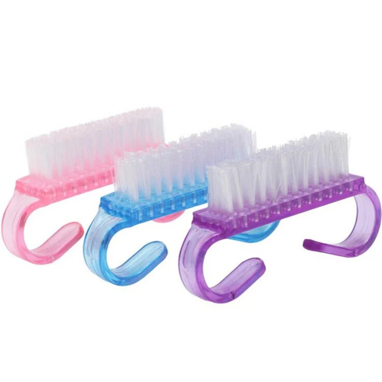 10 PCS Cleaning Brush Tools Nail Art Care Manicure Pedicure Remove Dust Small Angle Clean Brushes(Blue) - Image 3