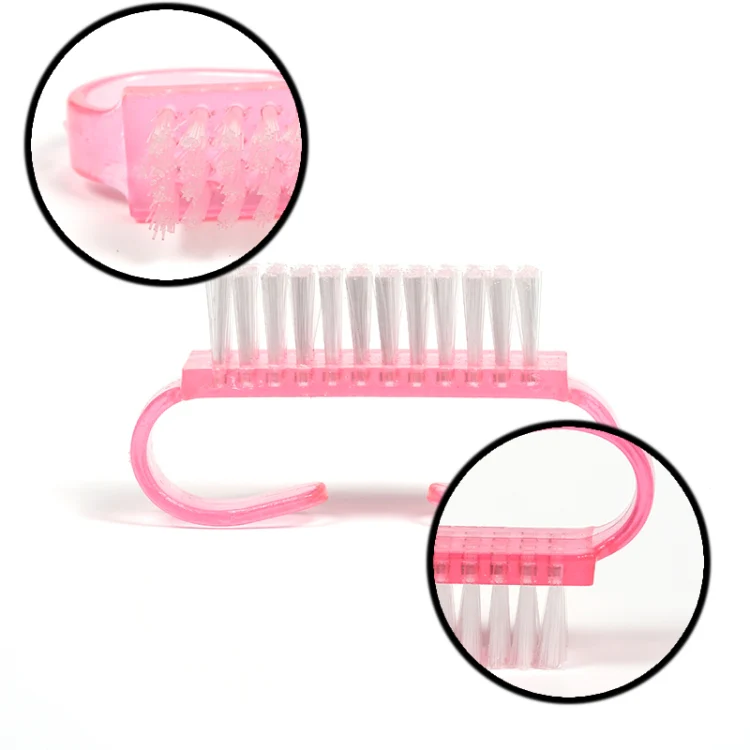 10 PCS Cleaning Brush Tools Nail Art Care Manicure Pedicure Remove Dust Small Angle Clean Brushes(Blue) - Image 4