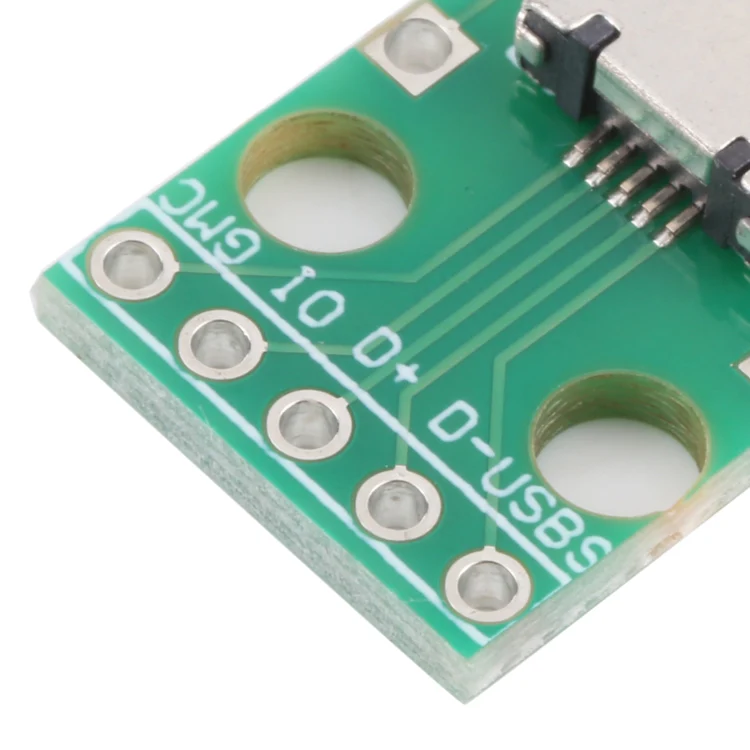 10 PCS Micro USB to 5pin 2.54MM Female Connector Test Board - Image 4