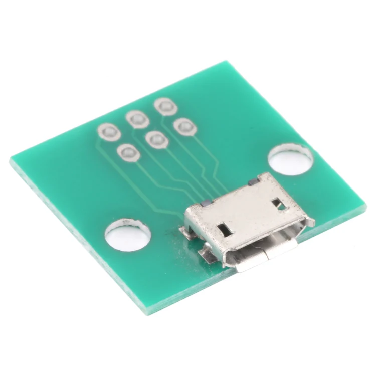 10 PCS Micro USB to 5pin V8 Charging Port PCB Test Board - Image 2