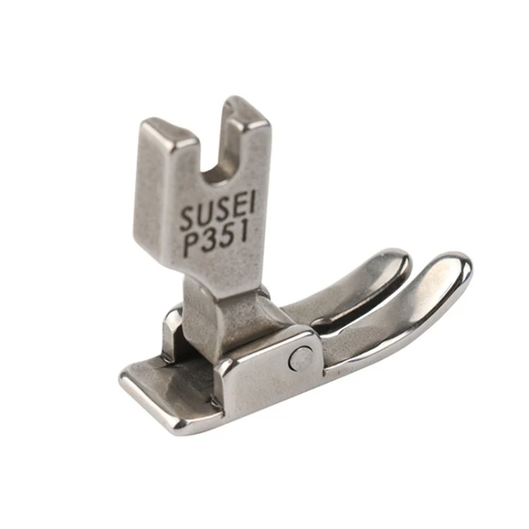10 PCS P351 Industrial Sewing Machine Flat Car Presser Foot Presser Foot Flat Sewing Machine Presser Foot, Style:Iron - Image 2