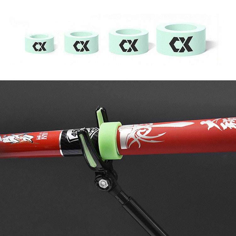 10 PCS Silicone Fishing Rod Stop Ring Anti-Skid Ring(Night Light 14mm Inner Diameter) - Image 2