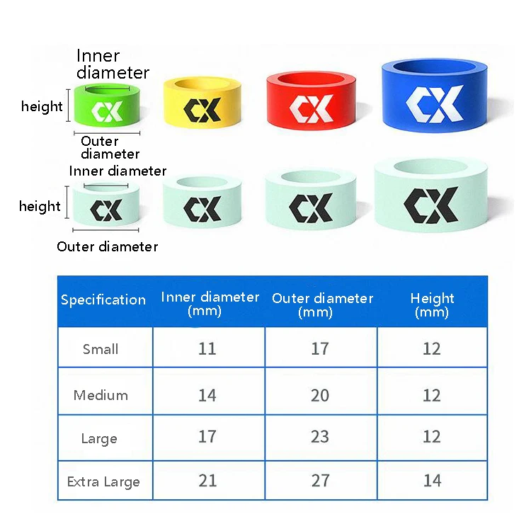 10 PCS Silicone Fishing Rod Stop Ring Anti-Skid Ring(Night Light 21mm Inner Diameter) - Image 7
