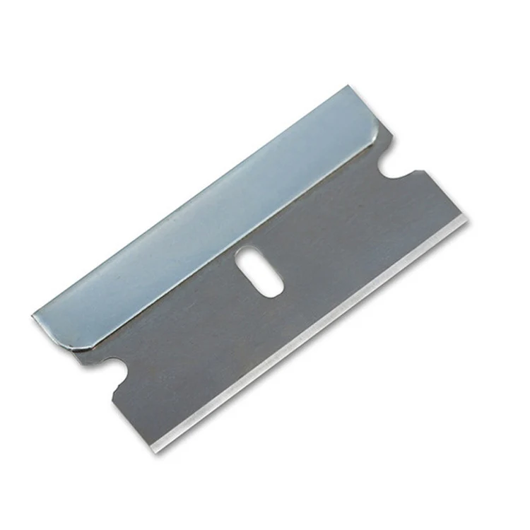 100 PCS A25 Car Film Mobile Phone Screen Auxiliary Tool Single Sided Stainless Steel Blade - Image 2