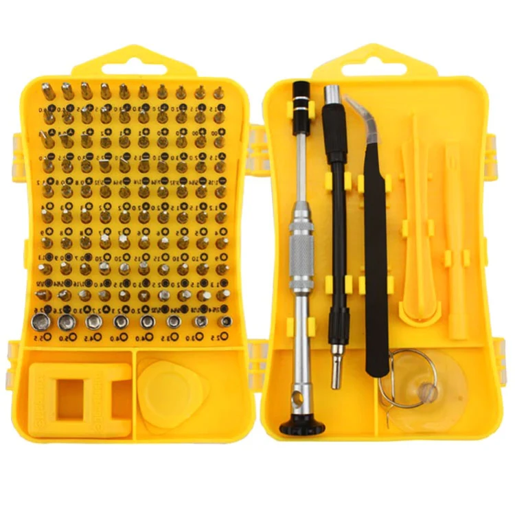 108 in 1 S2 Tool Steel Precision Screwdriver Nutdriver Bit Repair Tools Kit - Image 5