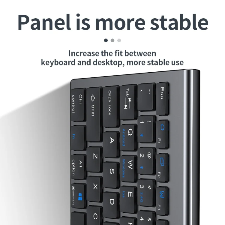 109 Three-mode Wireless Bluetooth Keyboard (Black) - Image 6