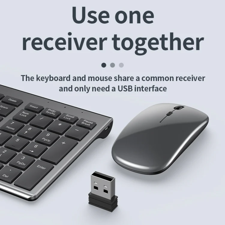 109 Three-mode Wireless Bluetooth Keyboard (Black) - Image 8