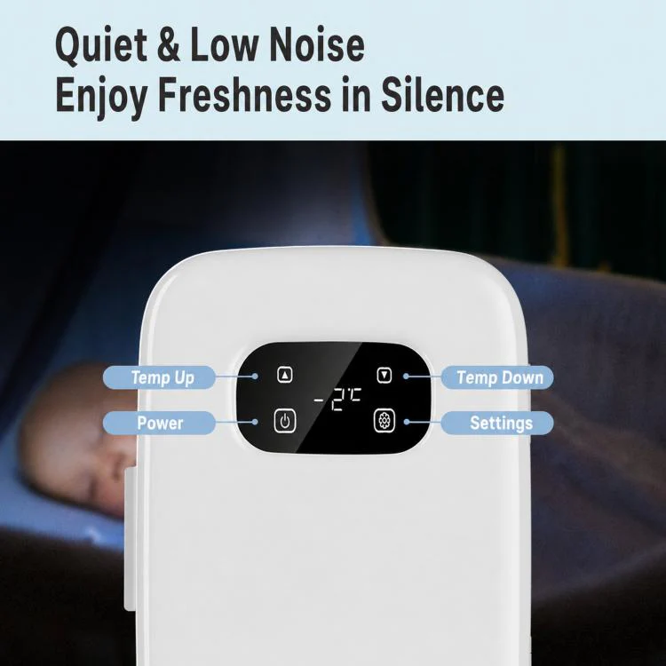 10L Mini Digital Display Car Refrigerator Household Cooler Box For Breast Milk & Insulin Storage US Plug(Single-Core) - Image 7
