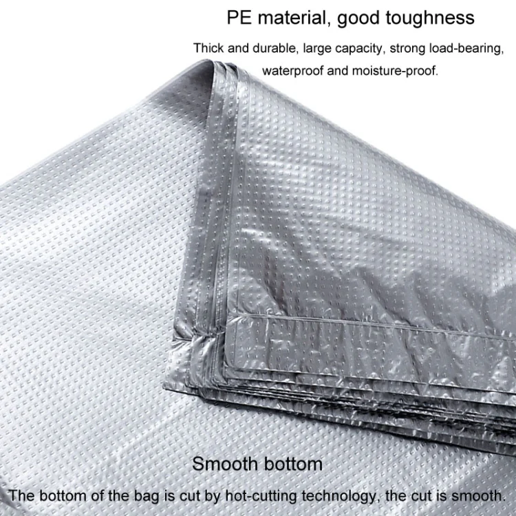 10pcs 55x80cm PE Large-capacity Moving Packing Bags Thickened Quilt Luggage Storage Bags - Image 4