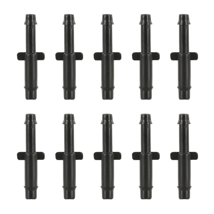 10pcs/Bag Car Straight Type Wiper Spray Nozzle Water Pipe Connection Tube