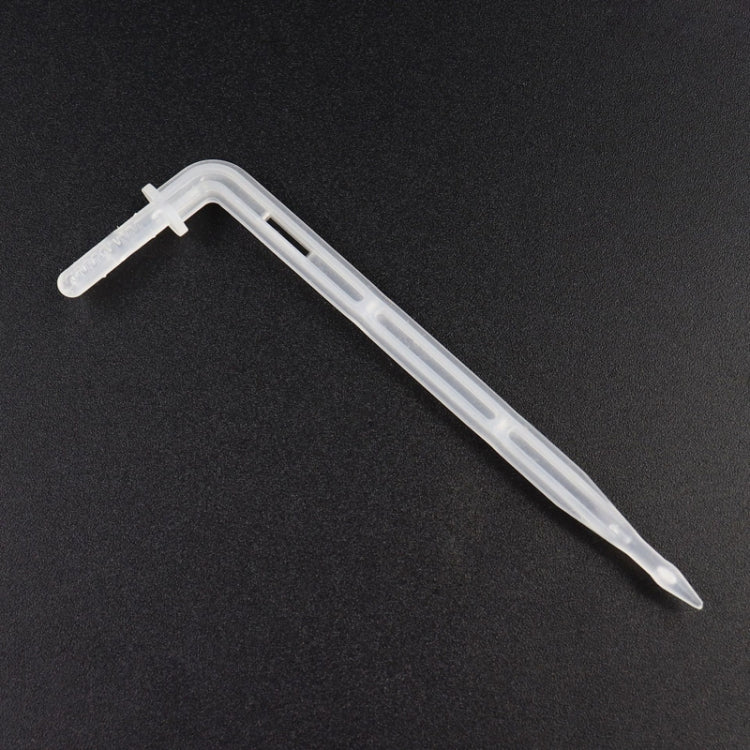 10pcs FR-258 4/7mm Capillary Transparent Curved Drop Arrow Gardening Micro-Spray Irrigation Arrow - Image 2