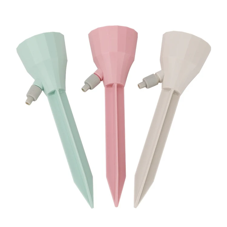10pcs Household Potted Plant Drip Irrigation Adjustable Automatic Watering Device(Beige White) - Image 2