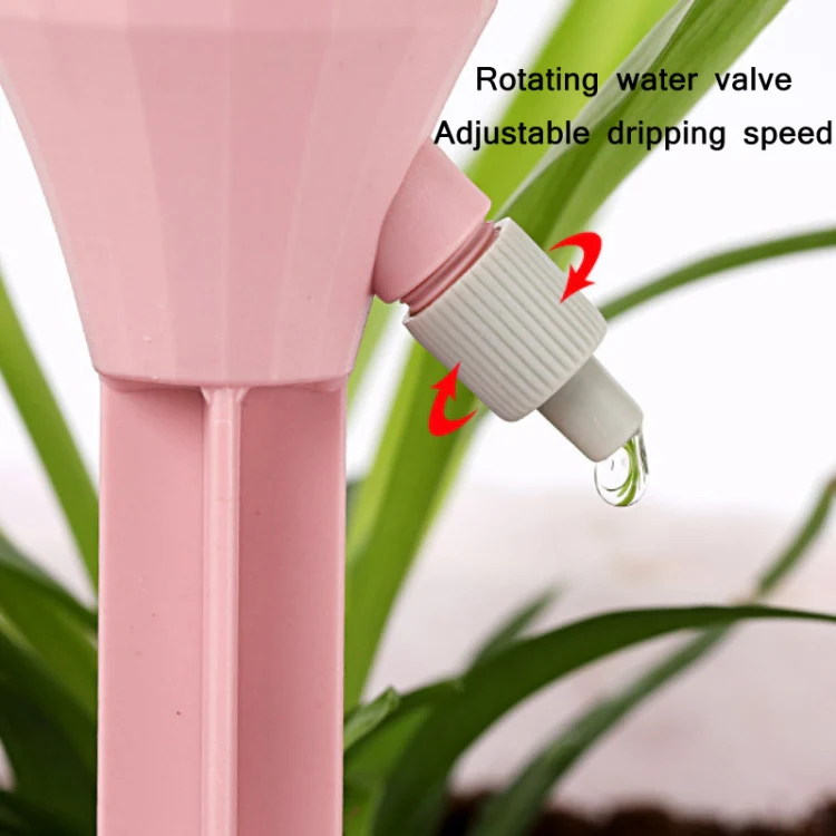 10pcs Household Potted Plant Drip Irrigation Adjustable Automatic Watering Device(Beige White) - Image 5