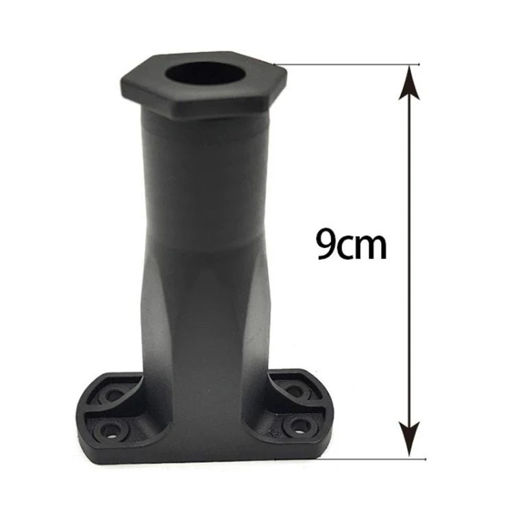 10pcs/Pack 9-16cm Adjustable Height Furniture Plastic Support Feet Bed Frame Crossbeam Support Brackets(Black) - Image 3