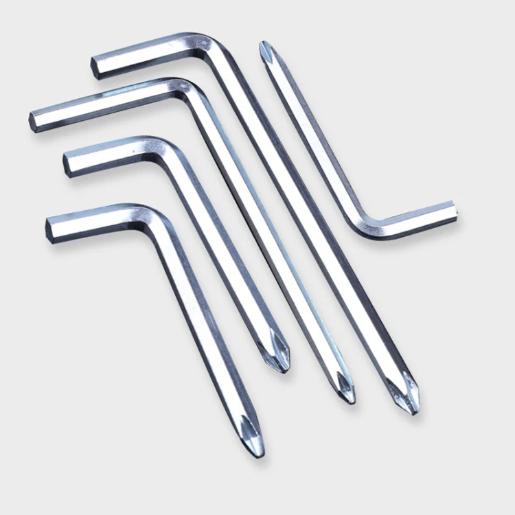 10pcs Screwdriver Hexagonal Wrench Scooter Repair Tools Cross Bit, Specification:4mm, Material:45 Steel - Image 2