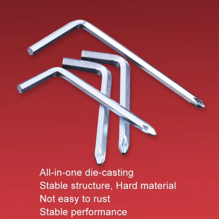 10pcs Screwdriver Hexagonal Wrench Scooter Repair Tools Cross Bit, Specification:6mm, Material:45 Steel - Image 4