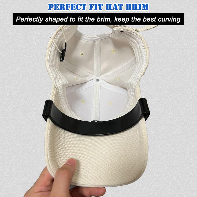 10sets Hat Brim Fixer Hat Brim Bending Shaper(White) - Image 4