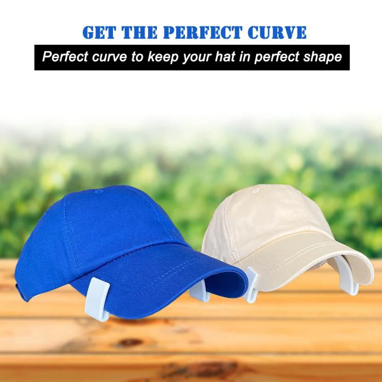 10sets Hat Brim Fixer Hat Brim Bending Shaper(White) - Image 6