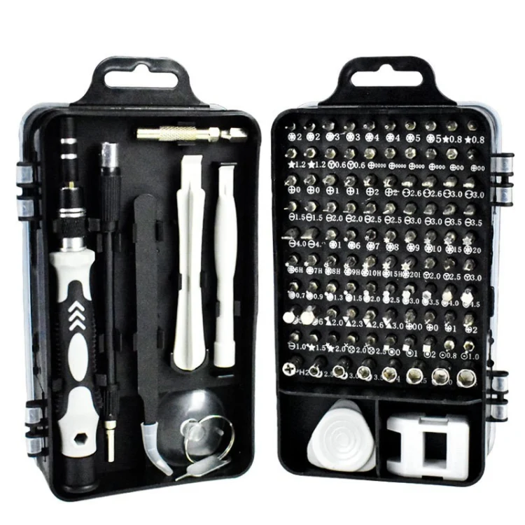 110 in 1 Magnetic Plum Screwdriver Mobile Phone Disassembly Repair Tool(Black) - Image 2