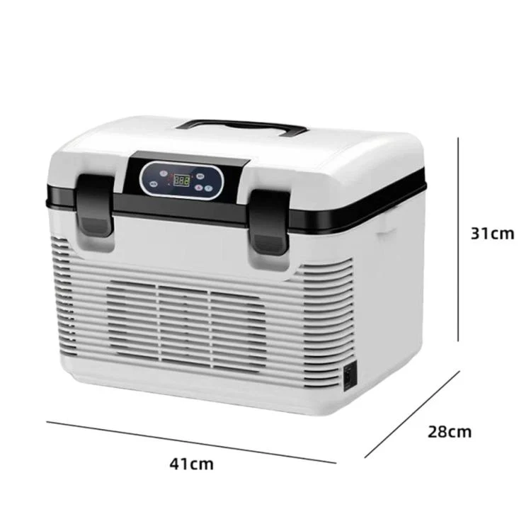 110V 15L Mini Digital Display Car Fridge Dual Use Cooling & Warming Cooler US Plug