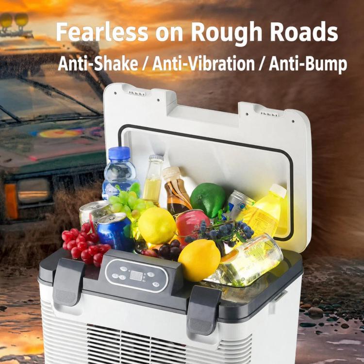 110V 15L Mini Digital Display Car Fridge Dual Use Cooling & Warming Cooler US Plug - Image 5