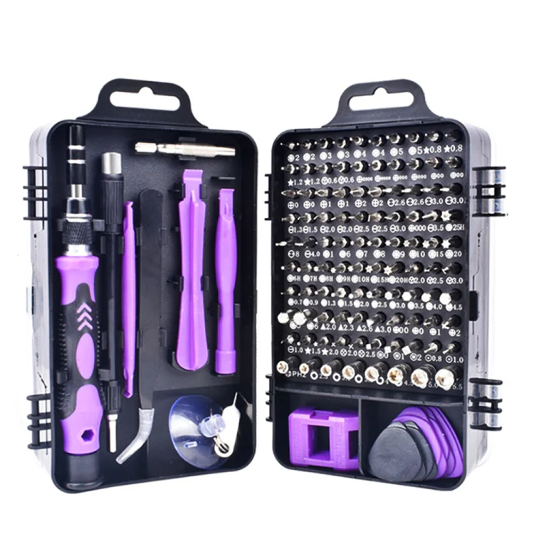 115 in 1 Precision Screw Driver Mobile Phone Computer Disassembly Maintenance Tool Set(Purple) - Image 2