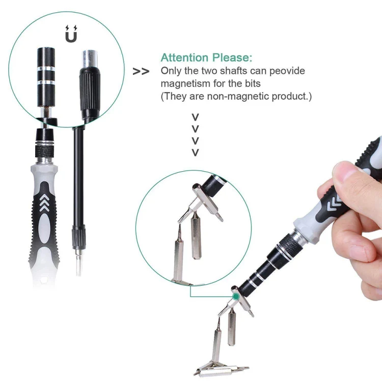 115 in 1 Precision Screw Driver Mobile Phone Computer Disassembly Maintenance Tool Set(Yellow) - Image 6