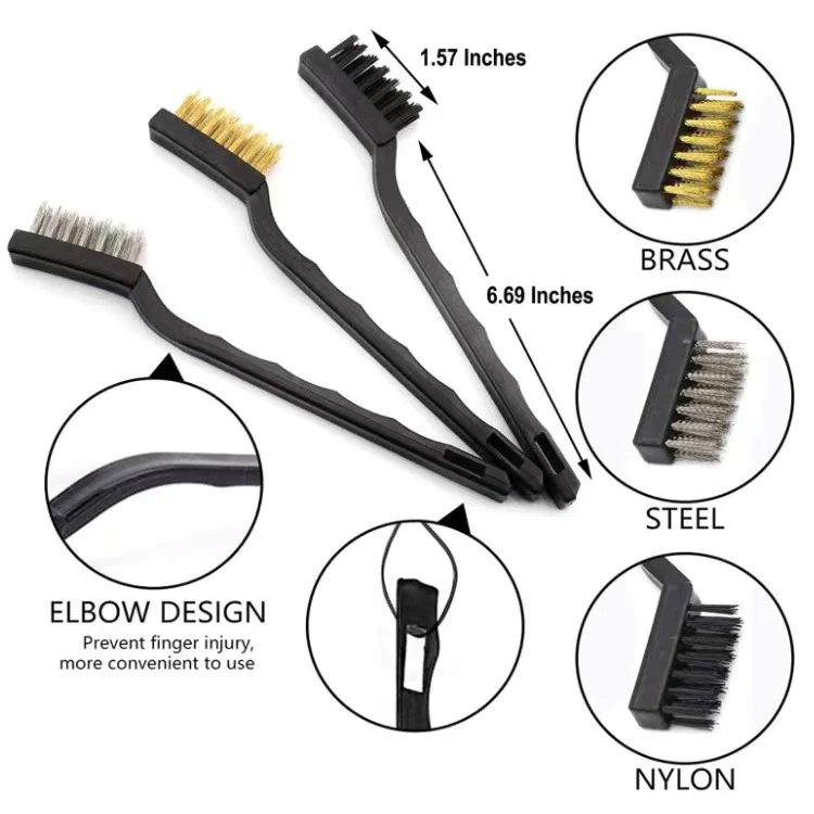 12 PCS / Set Car Tire Slight Cleaning Brush( A) - Image 5