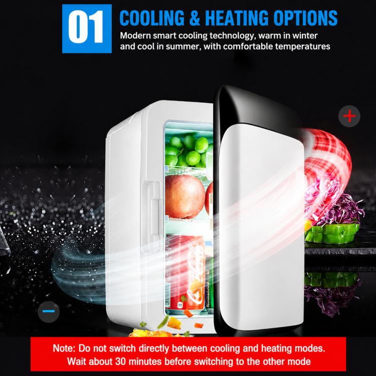 12V 110V Vertical Mini Car Fridge Household Cooling & Warming Box For Cosmetics And Beverages US Plug - Image 2