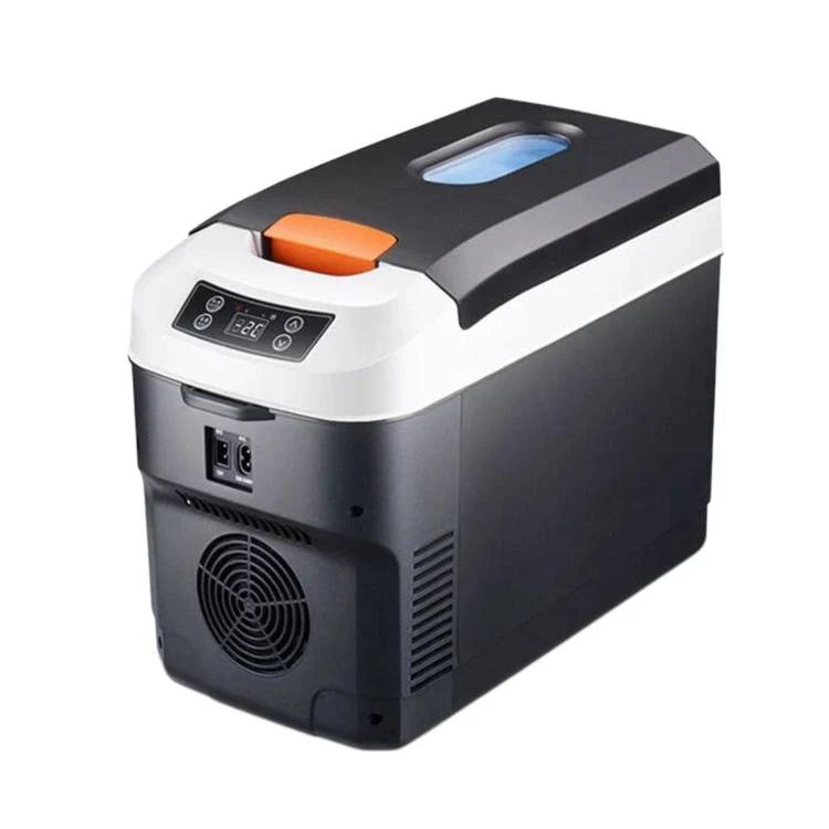 12V / 24V / 110V 10L Mini Digital Temperature Control Car Fridge Cooling Refrigerator For Drinks Medicine Fruits & Cosmetics US Plug