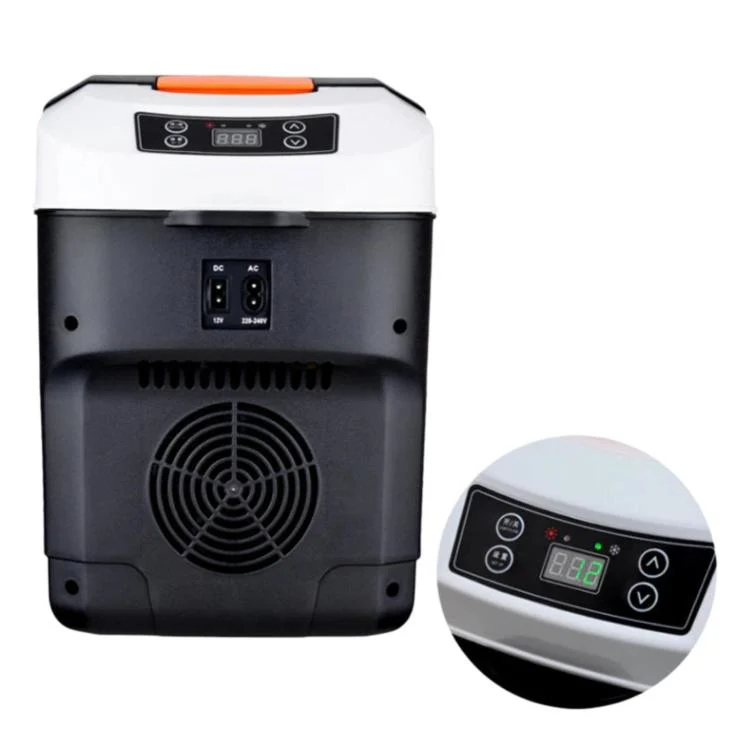 12V / 24V / 110V 10L Mini Digital Temperature Control Car Fridge Cooling Refrigerator For Drinks Medicine Fruits & Cosmetics US Plug - Image 2
