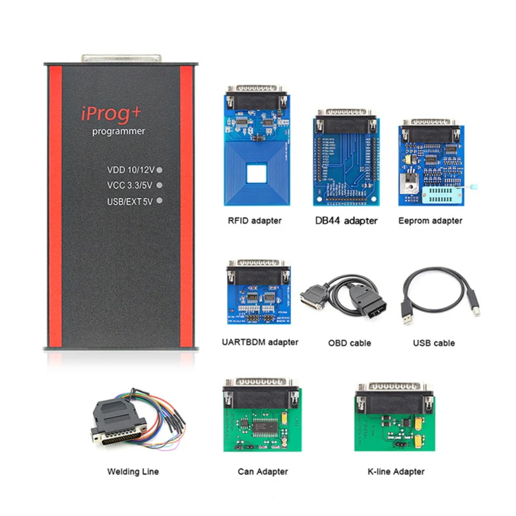 12V Iprog+ Pro V87 Car Key Programmer ECU Tool - Image 4