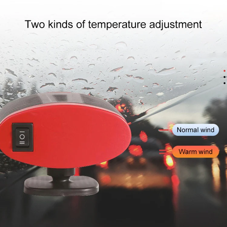 12V Portable Car Electric Heater Winter Defroster Cable Length: 1.4m (Grey) - Image 4