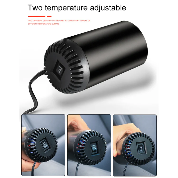 12V Portable Car Electric Heater Winter Defroster, Ordinary Version with Bracket Cable Length: 1.5m - Image 5